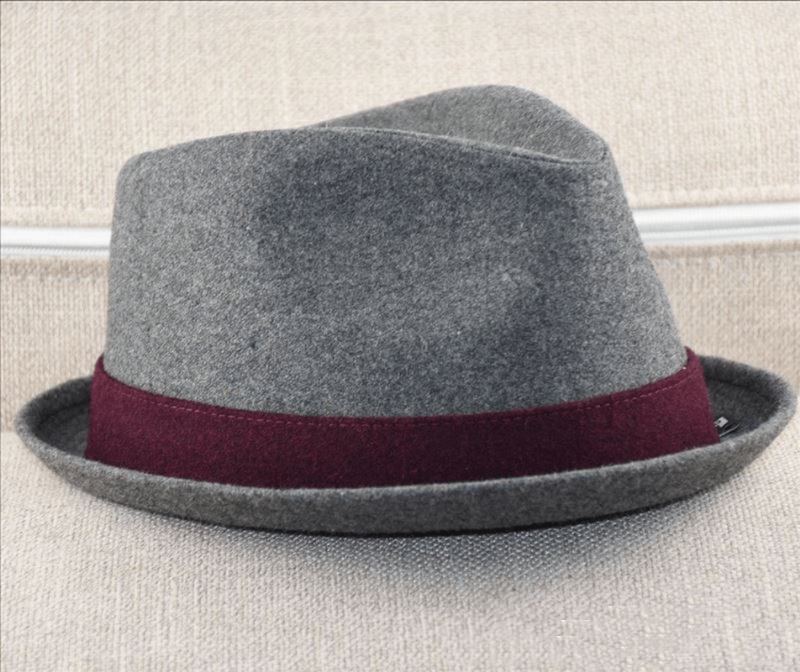 Brittisk Stil Höst- Och Vinterjazzhatt