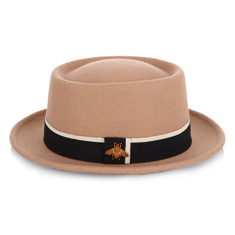 Damer Pure Wool Dammode Little Bee Accessoarer Topp Hatt