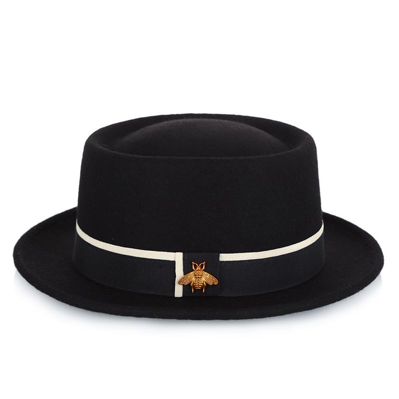 Damer Pure Wool Dammode Little Bee Accessoarer Topp Hatt