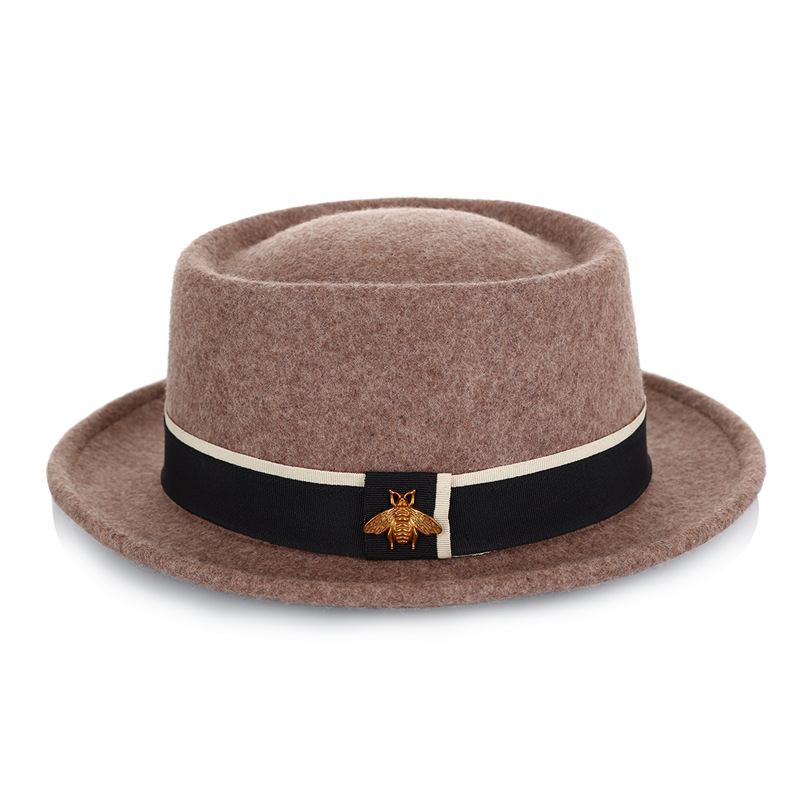 Damer Pure Wool Dammode Little Bee Accessoarer Topp Hatt