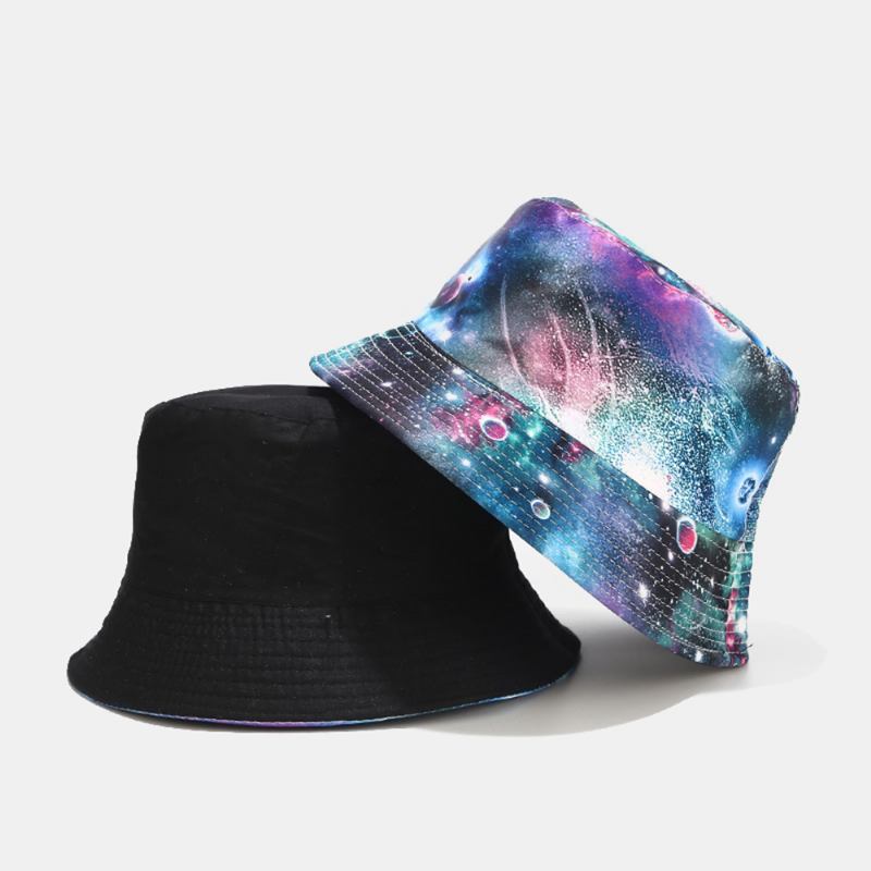 Graffiti Galaxy Fisherman Hat Dambomull Basin Hat Bucket Hat