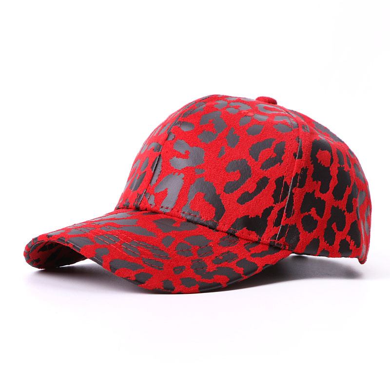 Hatt Leopardmönstrat Baseballkeps Solskydd Utomhus Resor Solskydd Anka Tongue