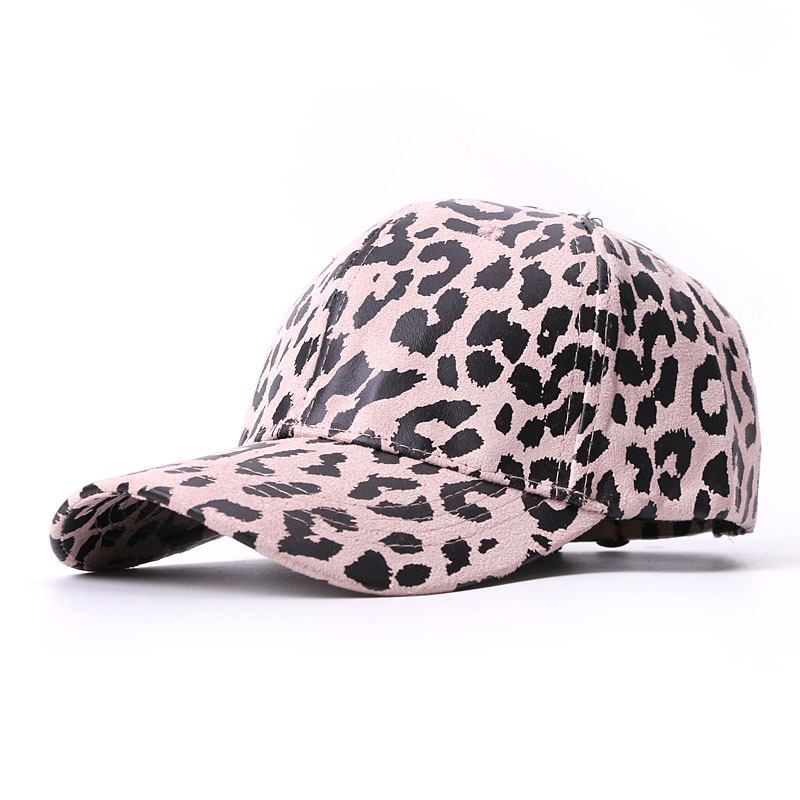 Hatt Leopardmönstrat Baseballkeps Solskydd Utomhus Resor Solskydd Anka Tongue