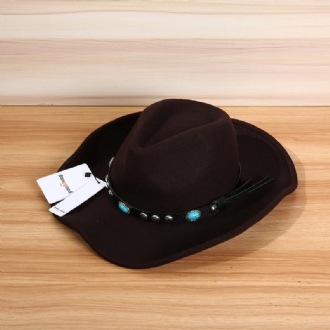 Herr Dam Vintage Woolen Western Cowboy Hat