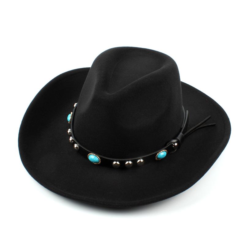 Herr Dam Vintage Woolen Western Cowboy Hat