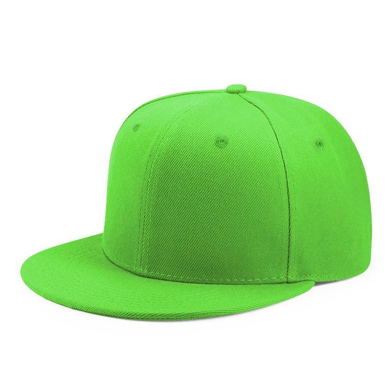 Hip Hop Heltäckning Flat Brätte Baseball Light Plate Hip Hop Street Dance Flat Hat