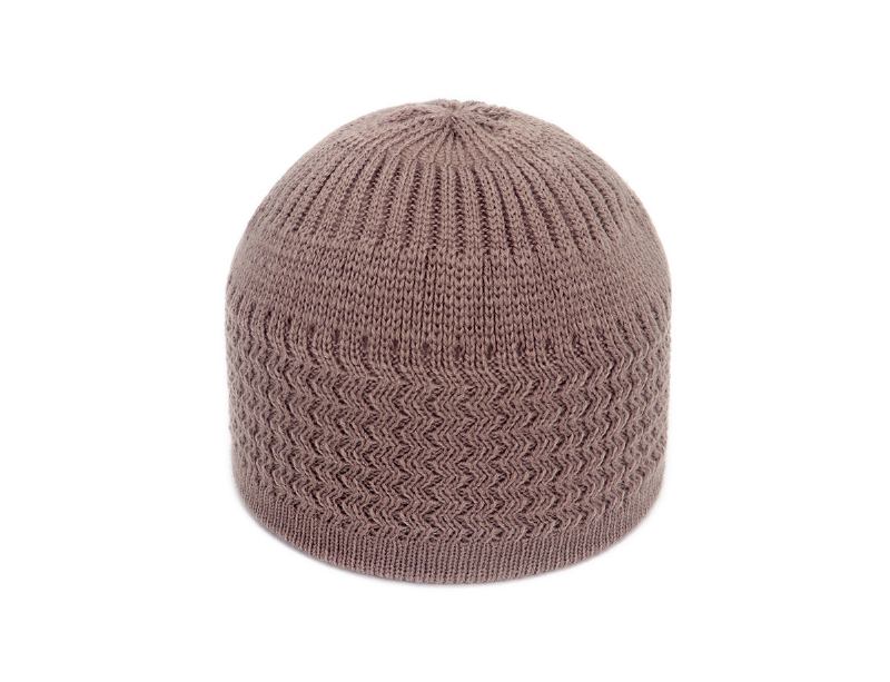 Höst Och Vinter Hedging Stickad Wave Jacquard Neutral Dome Warm Woolen Toe Cap