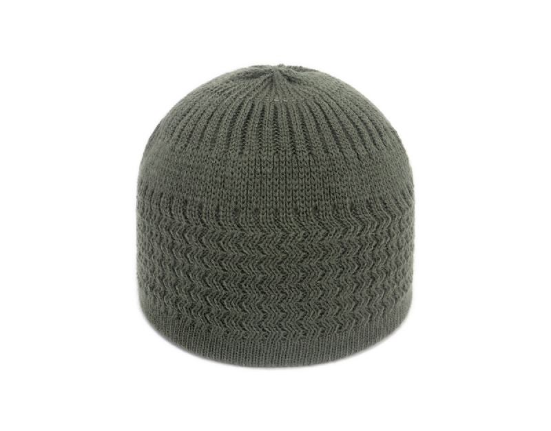 Höst Och Vinter Hedging Stickad Wave Jacquard Neutral Dome Warm Woolen Toe Cap