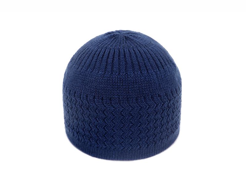 Höst Och Vinter Hedging Stickad Wave Jacquard Neutral Dome Warm Woolen Toe Cap