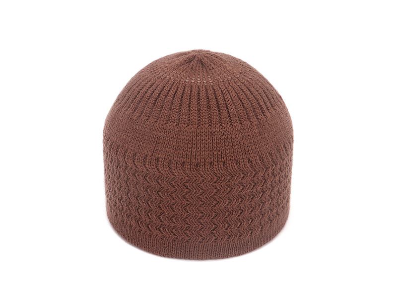 Höst Och Vinter Hedging Stickad Wave Jacquard Neutral Dome Warm Woolen Toe Cap