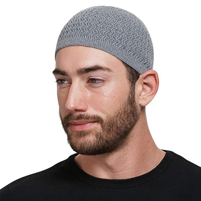 Höst Och Vinter Hedging Stickad Wave Jacquard Neutral Dome Warm Woolen Toe Cap