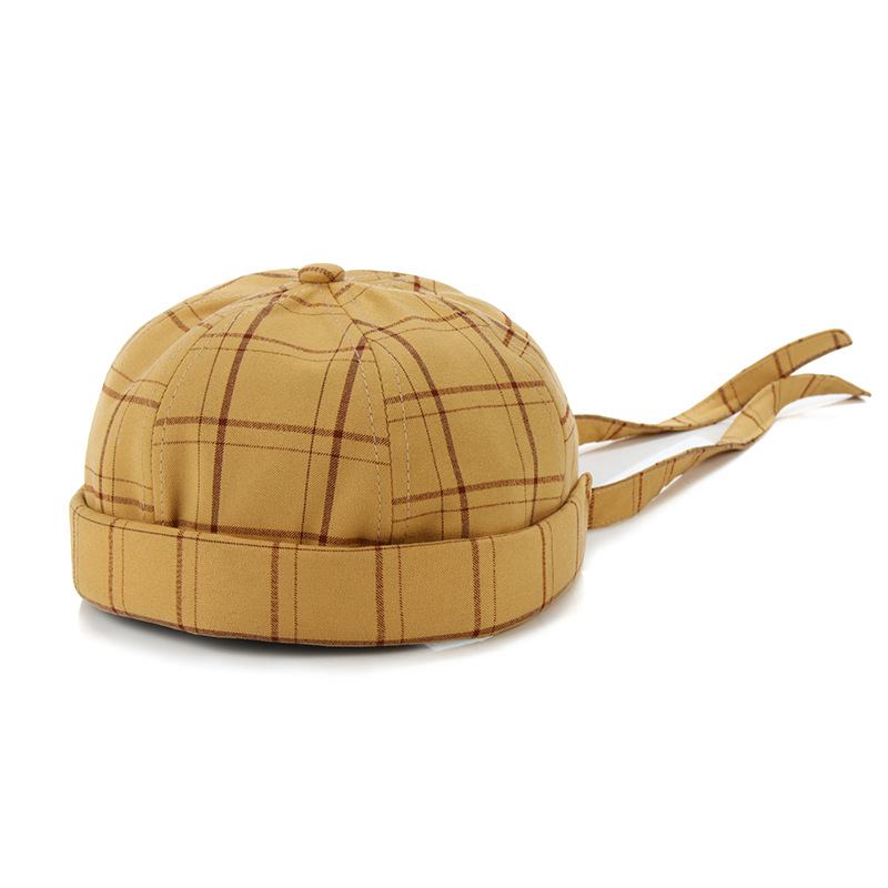 Kvinnlig Höst Vinter Lång Med Personlighet Pumpa Hat Retro Student Knot Melon Skin Hat Hyresvärd Hat