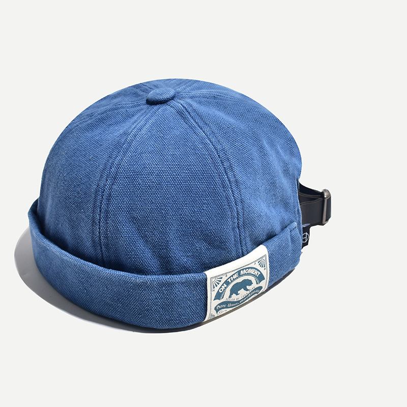 Kvinnlig Vinter Retro Patch Isbjörn Melon Hat