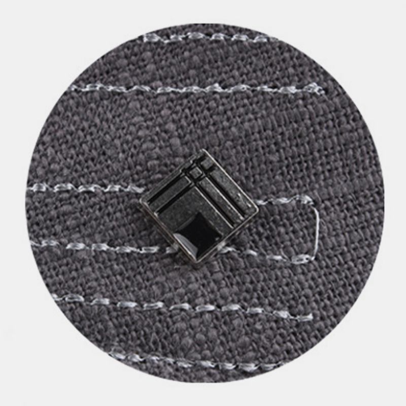 Män Bomull Linne Broderi Vanlig Färg Justerbar Casual Flat Hat Fram Hat Basker Hat