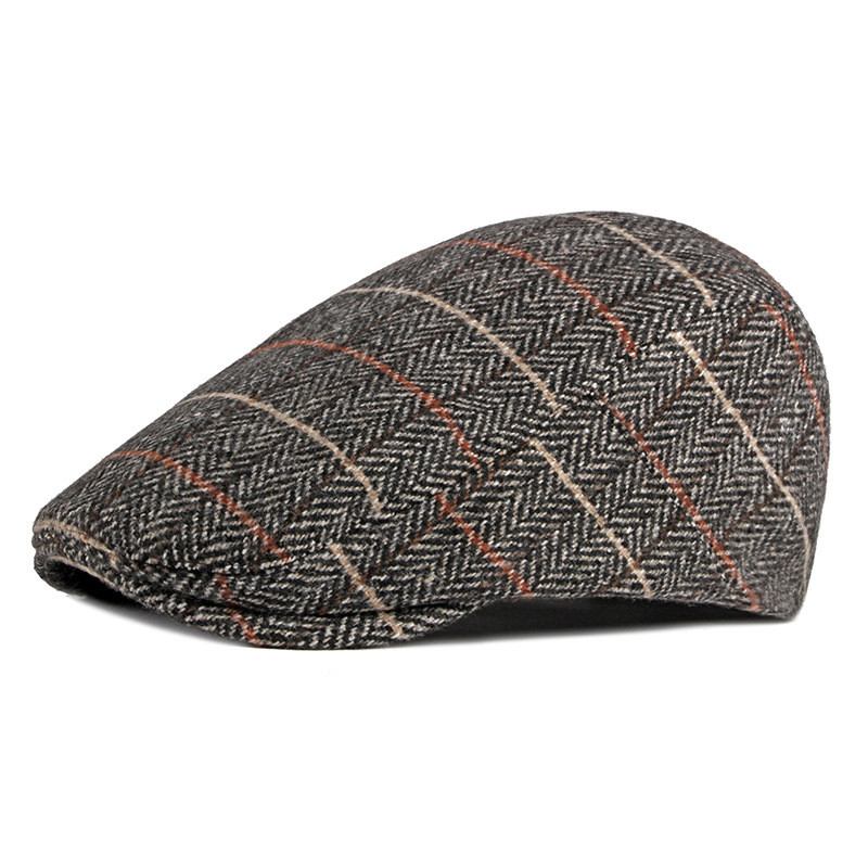 Män British Retro Duck Tide Check Hat