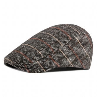 Män British Retro Duck Tide Check Hat