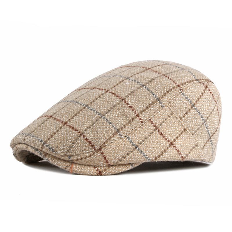 Män British Retro Duck Tide Check Hat