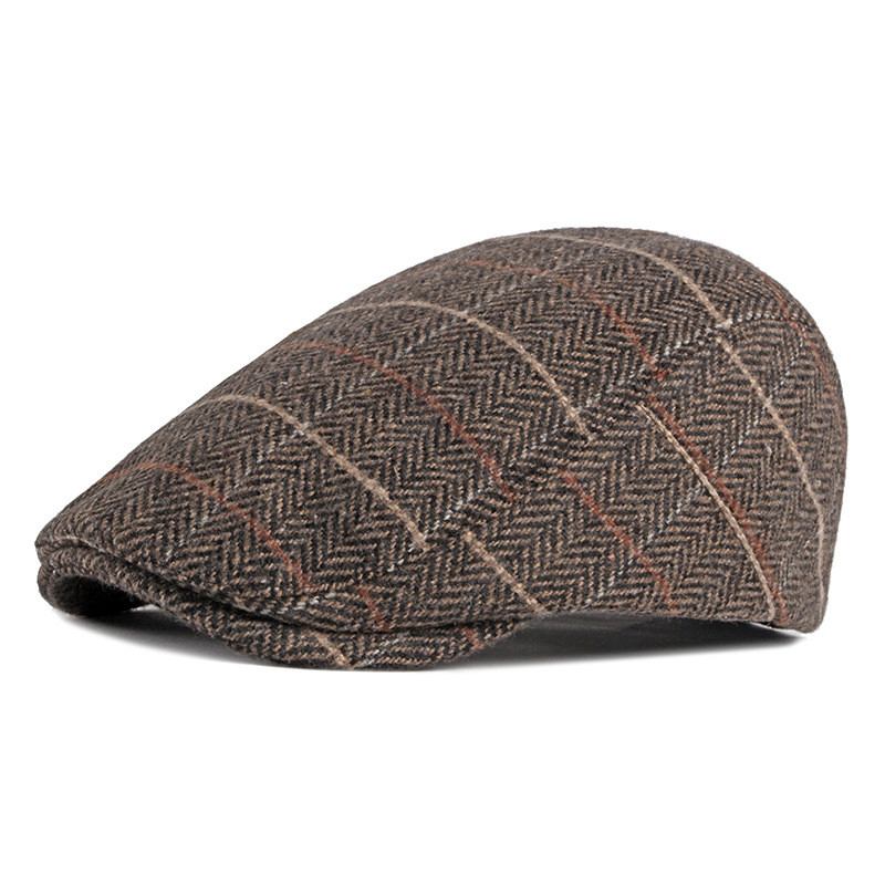 Män British Retro Duck Tide Check Hat