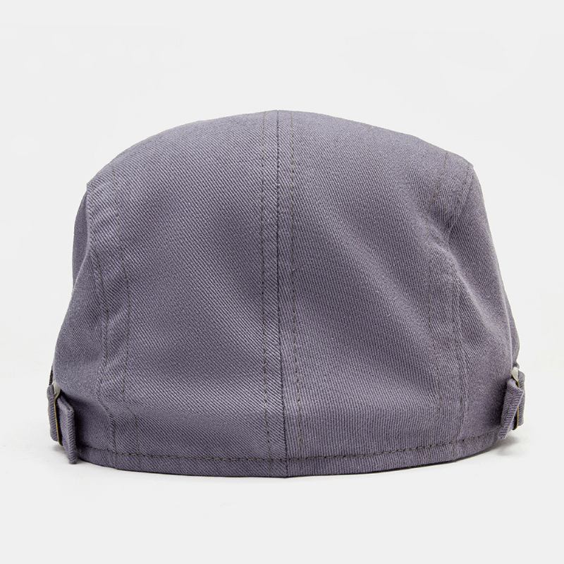 Män Färgmatchande Hand Justerbar Mode Casual Solskydd Basker Cap Flat Hat