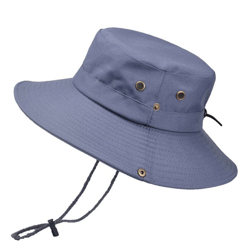 Män Kvinnor Sommar Visir Bucket Hat Fisherman Hat Utomhusklättring Andas Solskyddsmössa