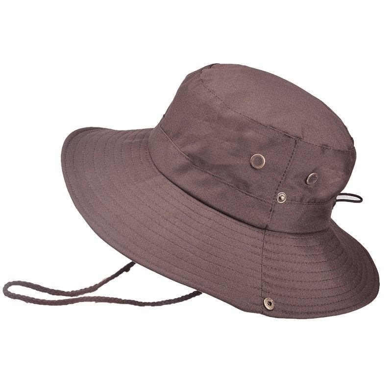 Män Kvinnor Sommar Visir Bucket Hat Fisherman Hat Utomhusklättring Andas Solskyddsmössa