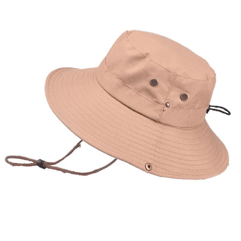 Män Kvinnor Sommar Visir Bucket Hat Fisherman Hat Utomhusklättring Andas Solskyddsmössa