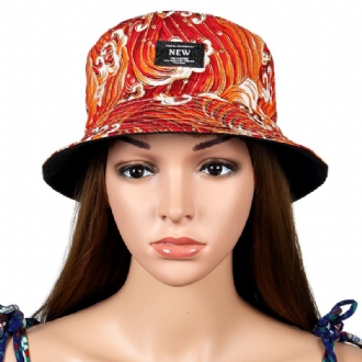 Män Kvinnor Street Double Face Bucket Hat