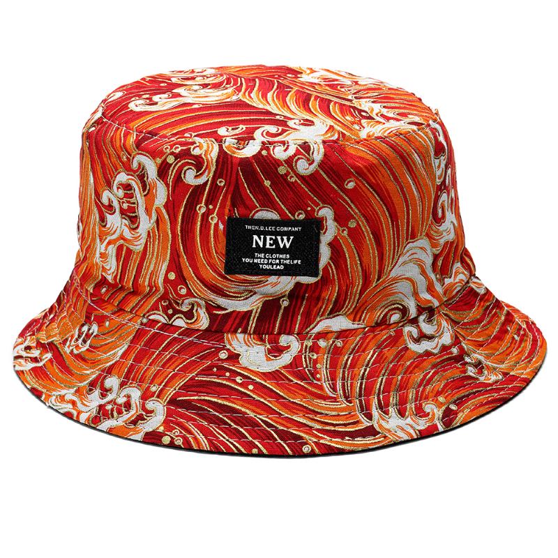 Män Kvinnor Street Double Face Bucket Hat