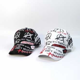 Ny Stil Mössa Graffiti Baseball Keps Utomhus Skugga Solskydd Keps Hatt Trendig Hip Hop Hatt Oem