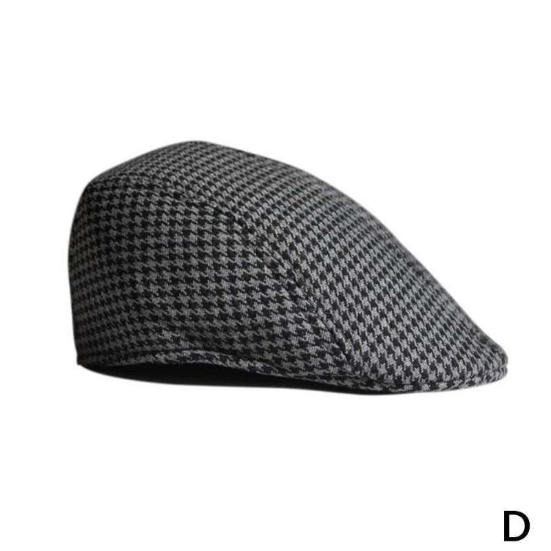 Rutnät Förälder-barn Ylle Basker Casual Houndstooth Hatt