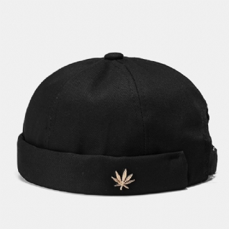 Unisex Brättelösa Hattar Enfärgade Coconut Tree Etikett Skull Caps