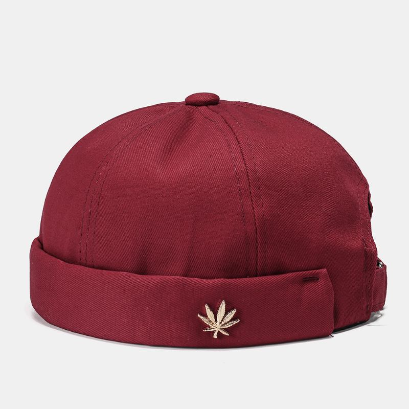 Unisex Brättelösa Hattar Enfärgade Coconut Tree Etikett Skull Caps