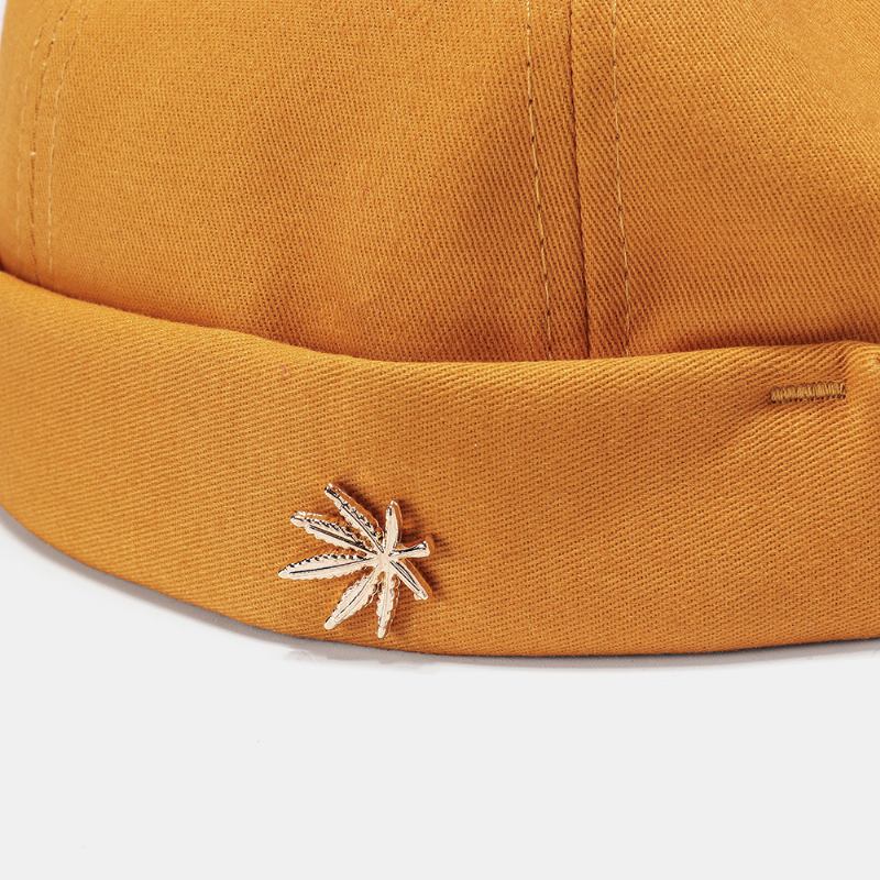 Unisex Brättelösa Hattar Enfärgade Coconut Tree Etikett Skull Caps