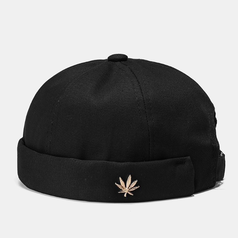 Unisex Brättelösa Hattar Enfärgade Coconut Tree Etikett Skull Caps