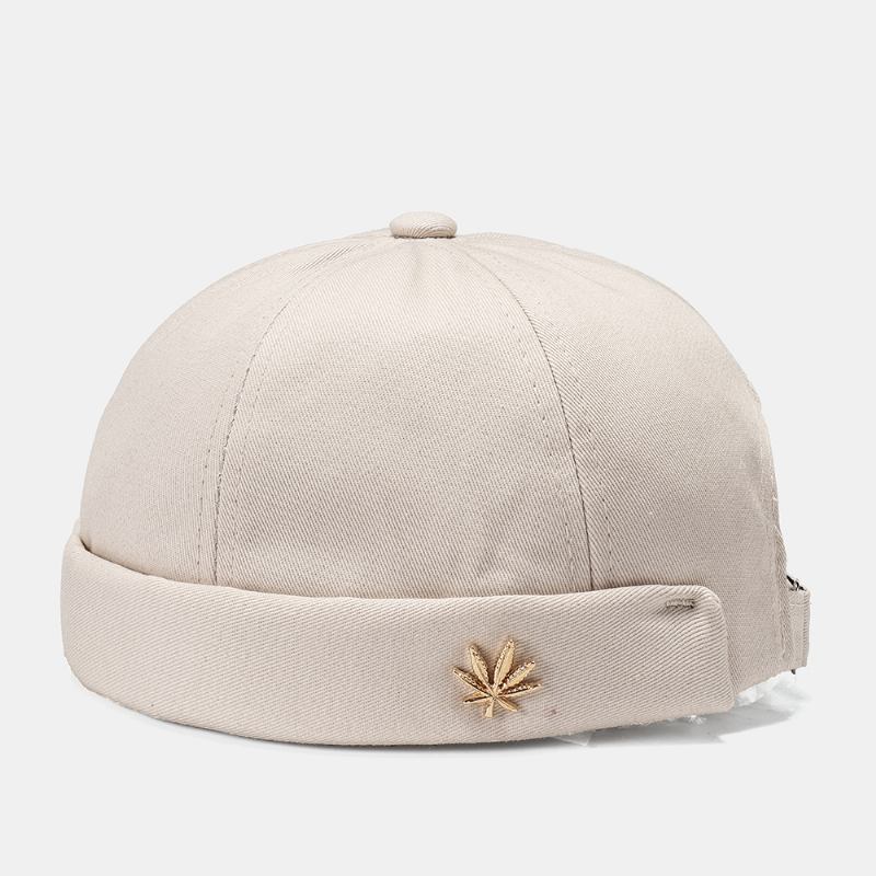 Unisex Brättelösa Hattar Enfärgade Coconut Tree Etikett Skull Caps