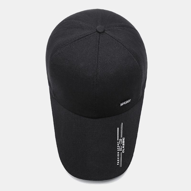 Unisex Casual Canvas Förläng Brätte Väska Brätte Baseballkeps Utomhus Cykling Fiske Solskydd Justerbar Hatt