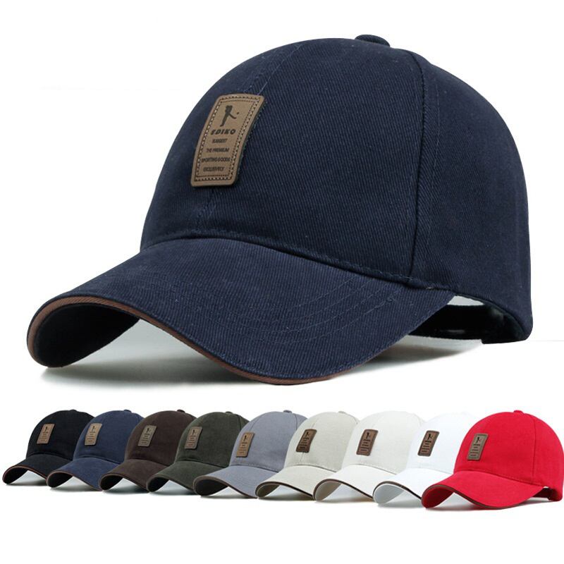 Unisex Herr Dam Bomullsblandning Basebollkeps Hip-hop Justerbar Snapback Golf Utomhus Hatt