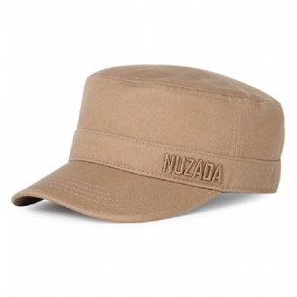 Unisex Solid Justerbar Peaked Cap Fritid Utomhus Visir Framåt Flat Hat