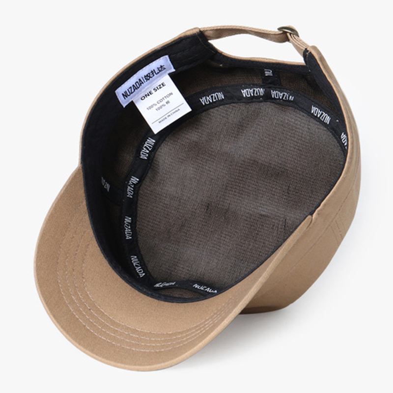 Unisex Solid Justerbar Peaked Cap Fritid Utomhus Visir Framåt Flat Hat