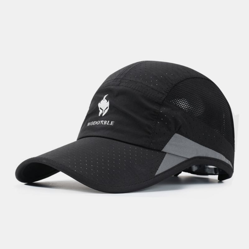 Unisex Ultra-tunn Snabbtorkande Mesh-hatt Andas Hopfällbar Utomhussportvisir Baseballhatt Solhatt