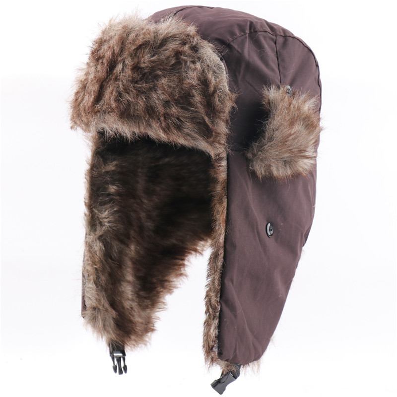 Unisex Warm Vattentät Vindtät Öron Ansiktsskydd Outdoor Trapper Hat