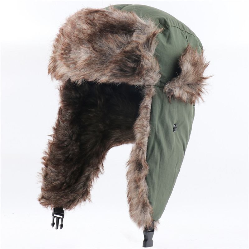 Unisex Warm Vattentät Vindtät Öron Ansiktsskydd Outdoor Trapper Hat