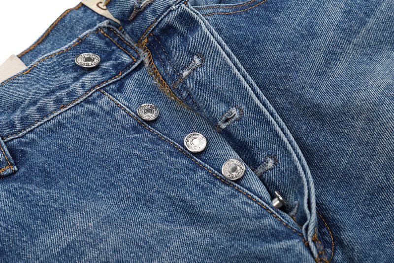 Mode Tungindustri Förstör Sömmar För Slimmade Jeans