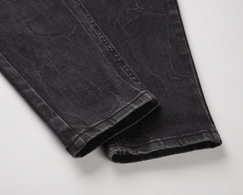 Snowflake Washed Slim-fit Jeans