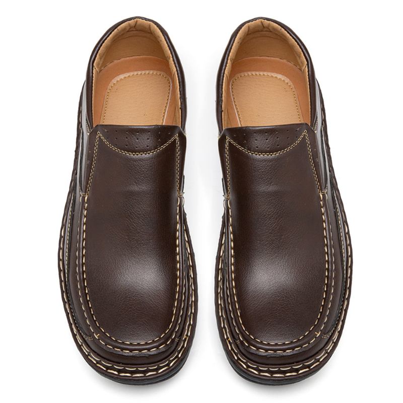 Män Andas Halkbeständig Mjuk Sula Slip-on Casual Skor