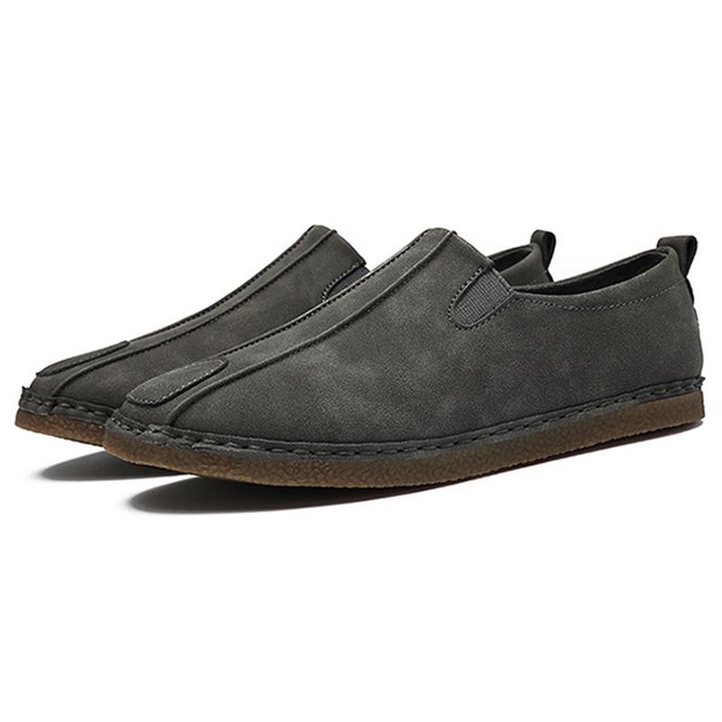 Män Bekväma Mjuksula Mocka Loafers