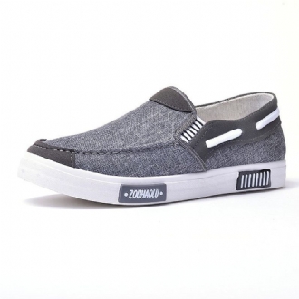 Män Canvas Casual Soft Loafers