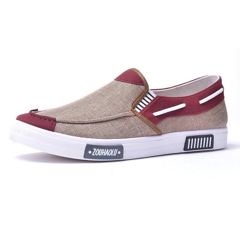 Män Canvas Casual Soft Loafers