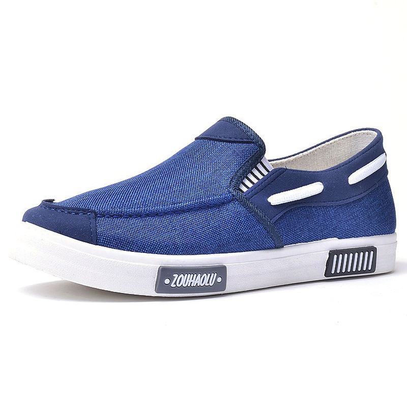 Män Canvas Casual Soft Loafers