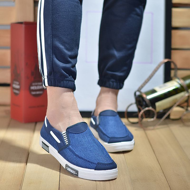 Män Canvas Casual Soft Loafers